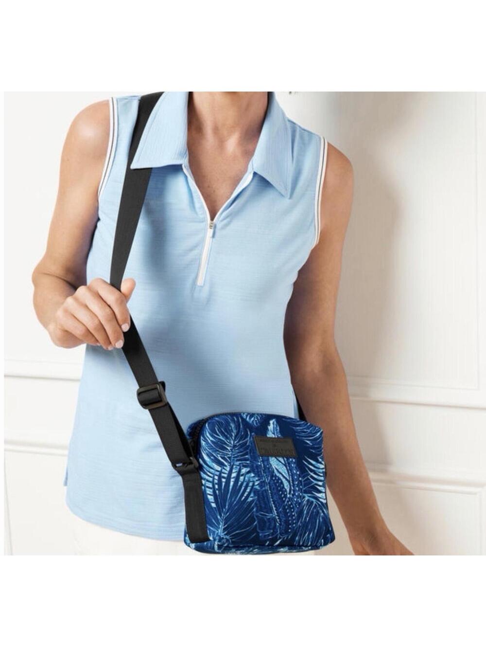 Neely & Chloe x Talbots NWOT Sport Crossbody Bag Sketched Blue Floral HANDBAG